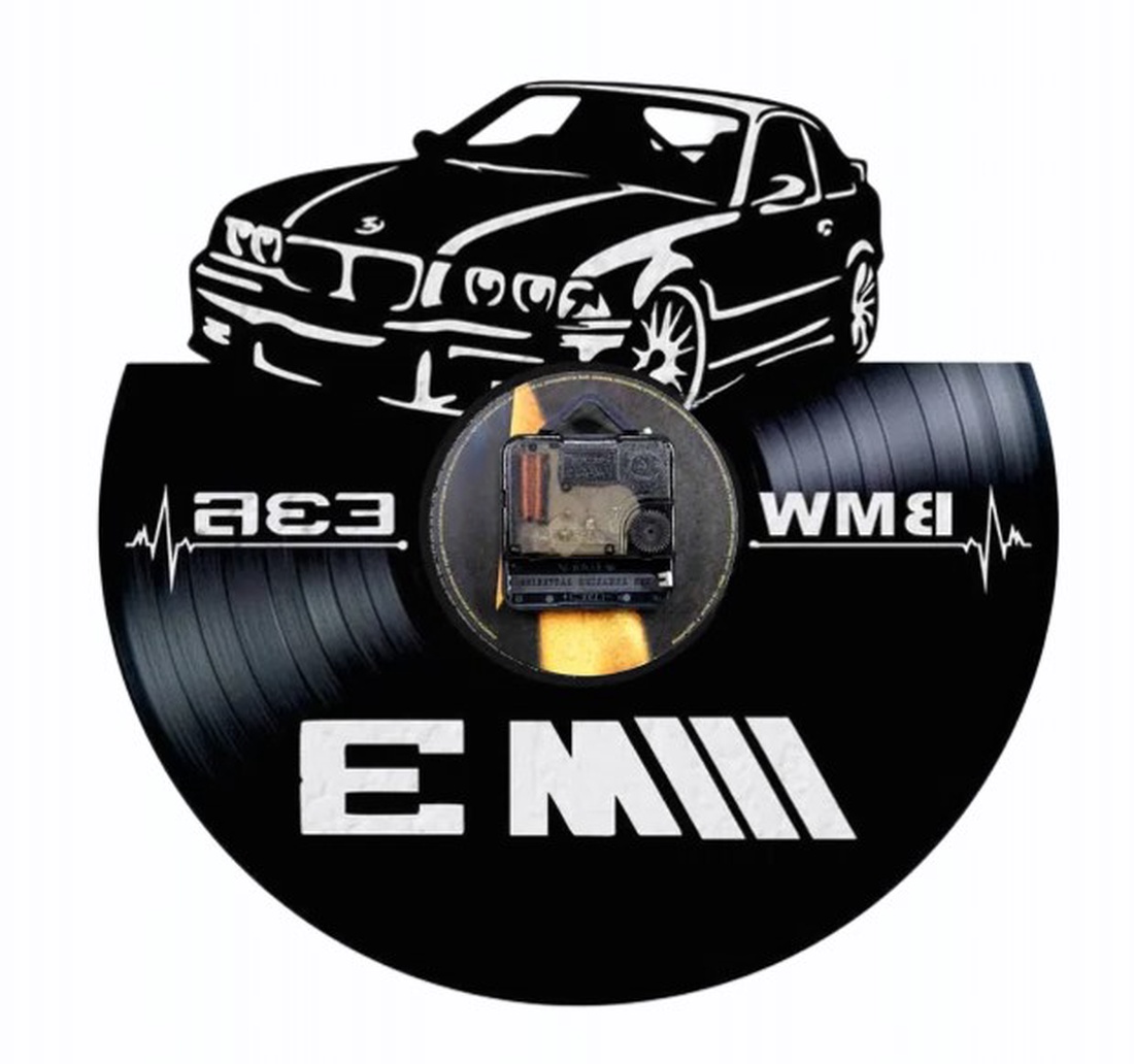 BMW-E36-ceas de perete - casă & stil de viață - accesorii pentru decorat casa - decorațiuni de pereți, decorațiuni suspendate - ceasuri de perete - Artynos.ro