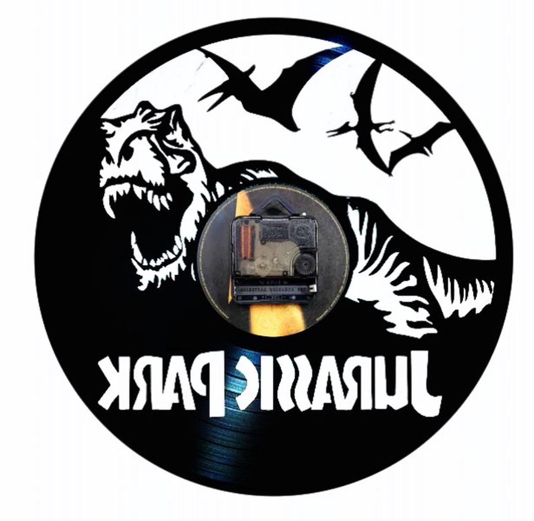 JURASSIC PARK-ceas de perete - casă & stil de viață - accesorii pentru decorat casa - decorațiuni de pereți, decorațiuni suspendate - ceasuri de perete - Artynos.ro