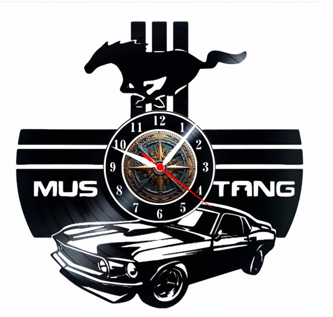 MUSTANG-ceas de perete - casă & stil de viață - accesorii pentru decorat casa - decorațiuni de pereți, decorațiuni suspendate - ceasuri de perete - Artynos.ro