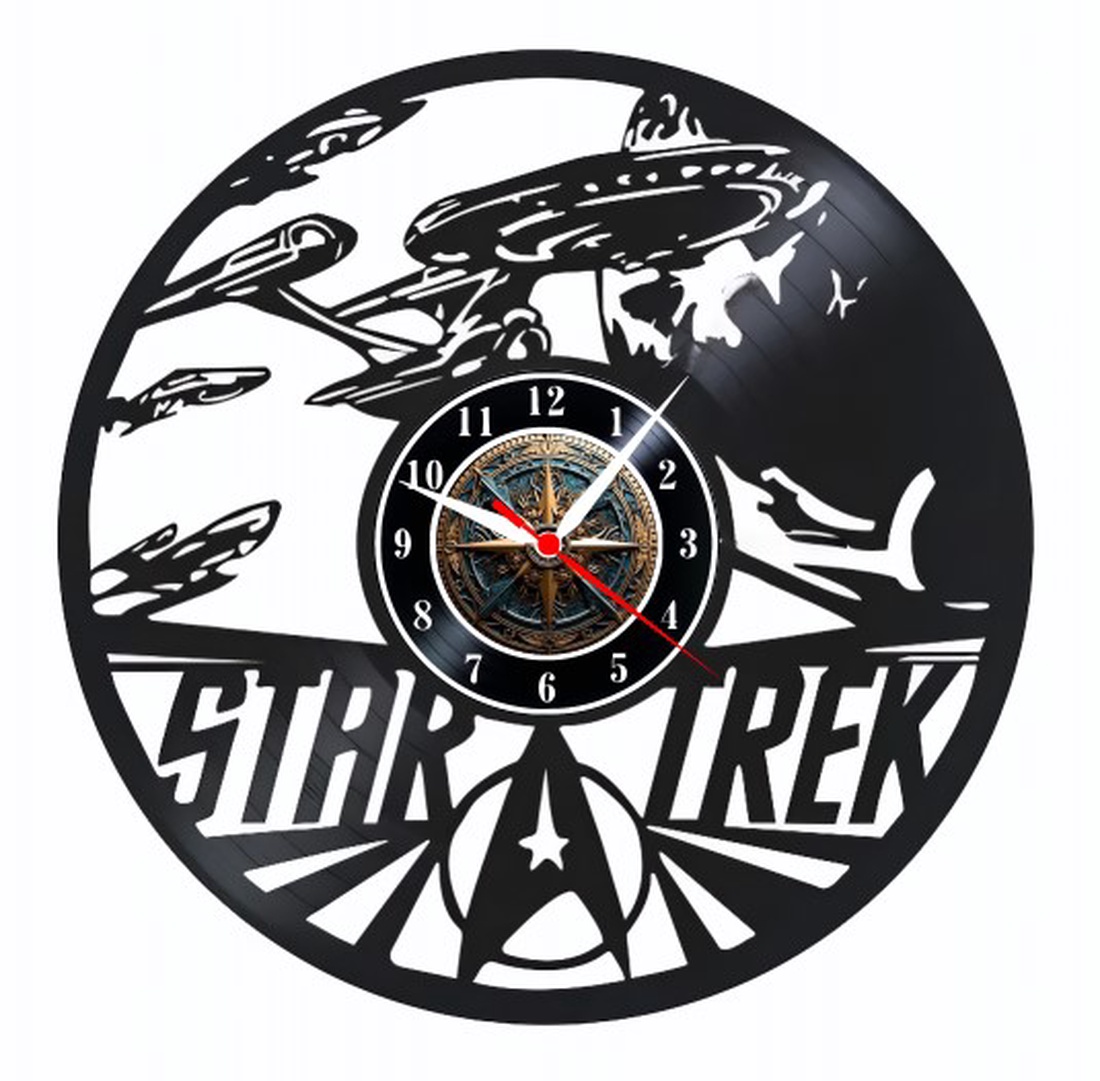 STAR TREK-ceas de perete - casă & stil de viață - accesorii pentru decorat casa - decorațiuni de pereți, decorațiuni suspendate - ceasuri de perete - Artynos.ro