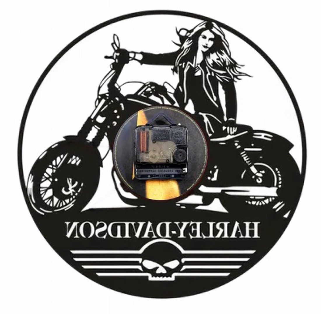 HARLEY DAVIDSON-ceas de perete - casă & stil de viață - accesorii pentru decorat casa - decorațiuni de pereți, decorațiuni suspendate - ceasuri de perete - Artynos.ro