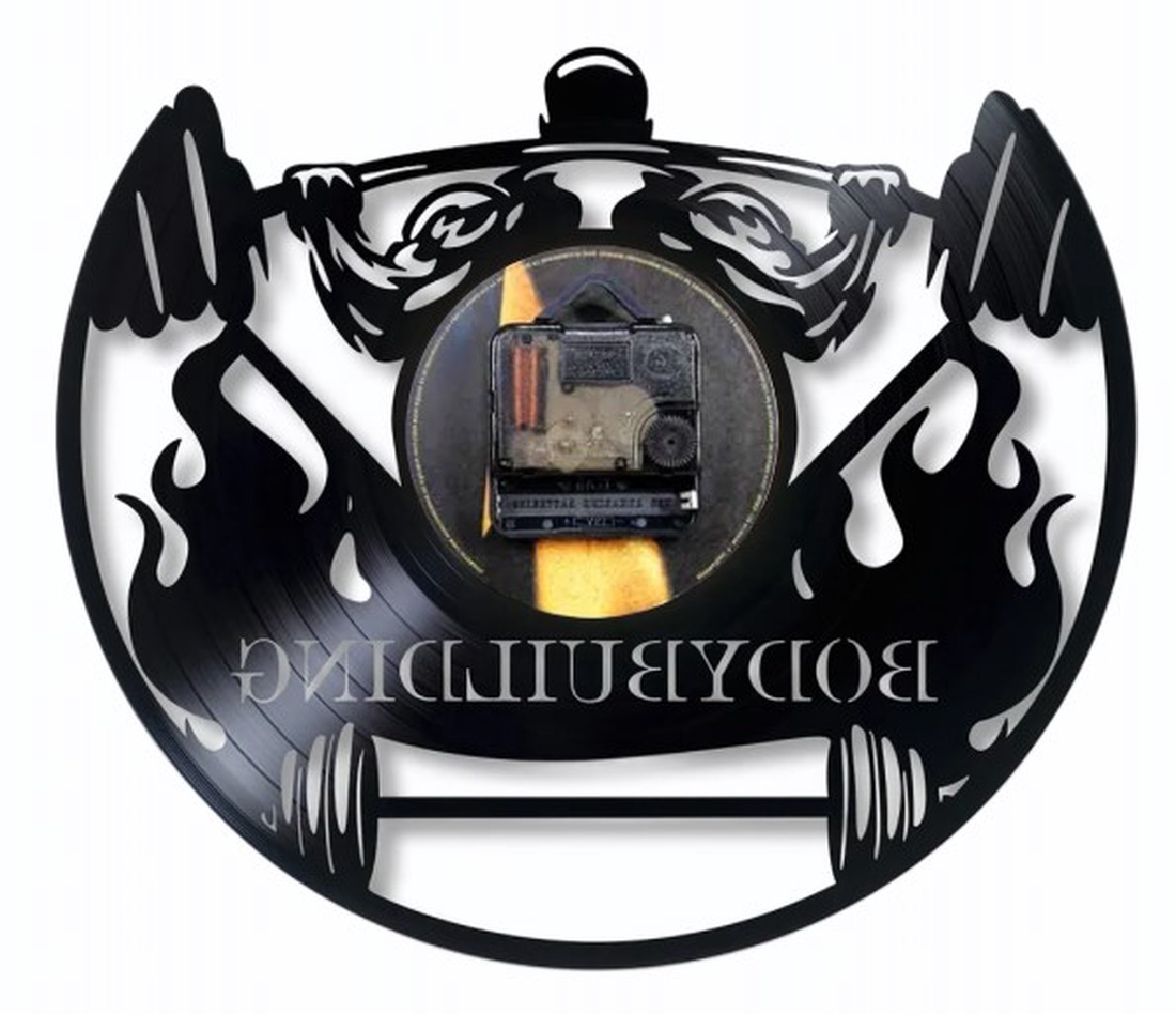 BODY BUILDING-ceas de perete - casă & stil de viață - accesorii pentru decorat casa - decorațiuni de pereți, decorațiuni suspendate - ceasuri de perete - Artynos.ro