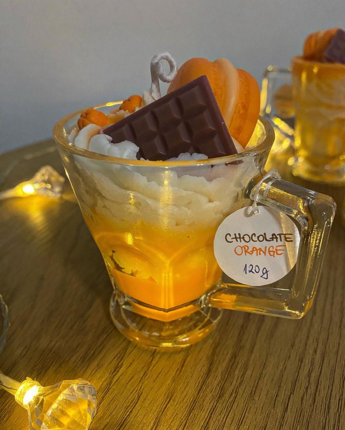 Lumânare parfumată Mini milkshake Chocolate orange (Ciocolată cu portocale) 120g - casă & stil de viață - lumânări, parfumuri, arome - lumânare - lumânări artizanale - Artynos.ro