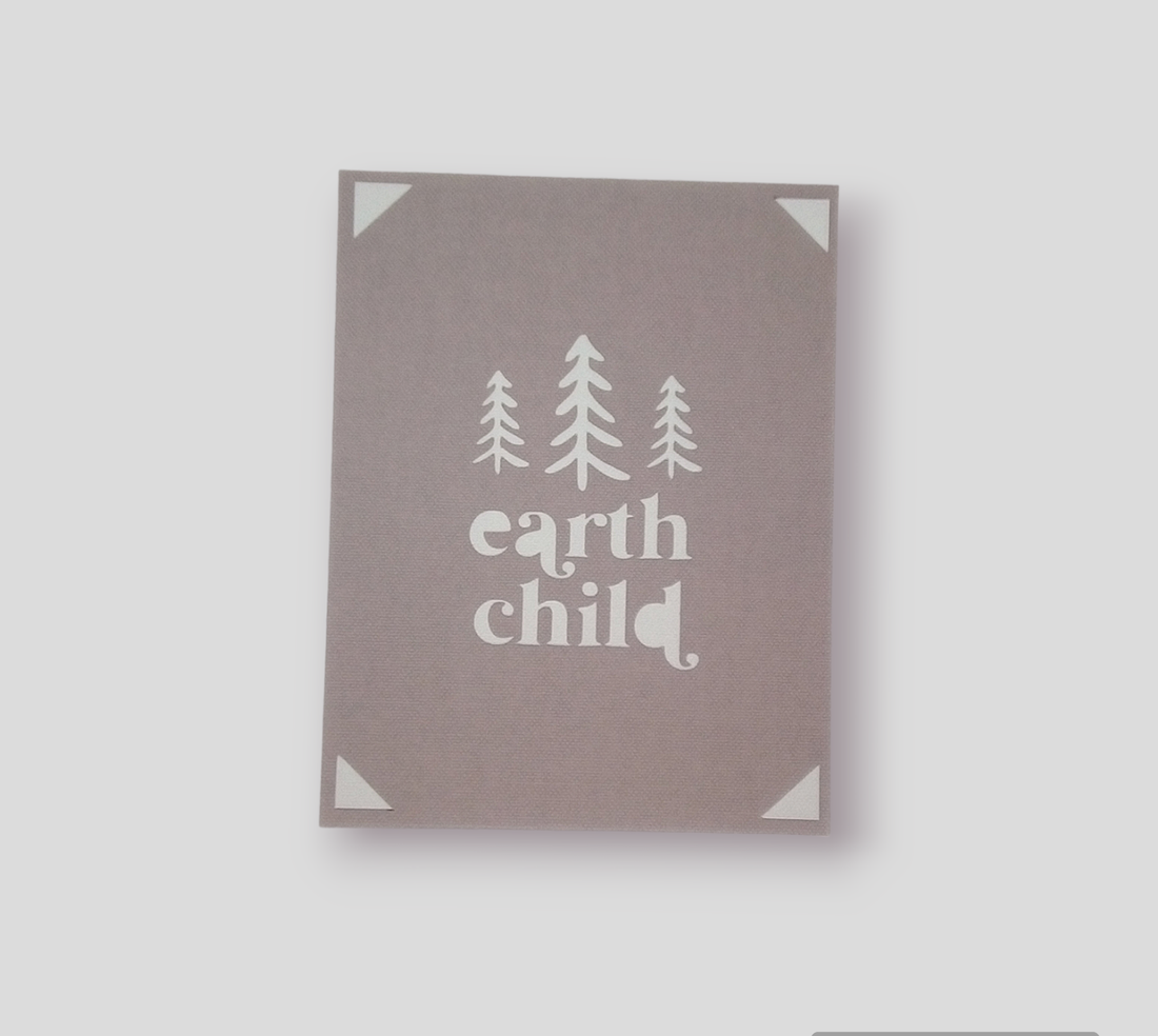 Felicitare Earth Child - casă & stil de viață - papetărie de hârtie - invitații - Artynos.ro