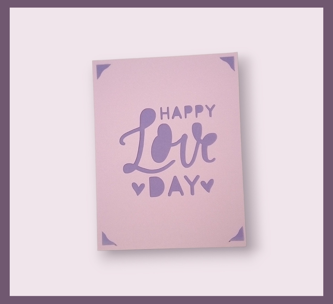 Felicitare 'Happy Love Day' - casă & stil de viață - papetărie de hârtie - invitații - Artynos.ro