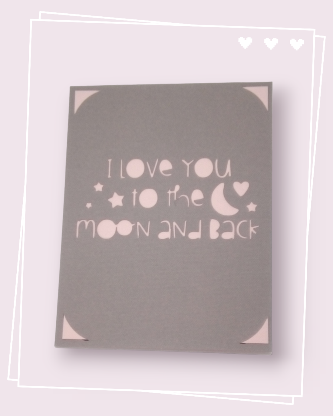 Felicitare 'Love you to the Moon..' - casă & stil de viață - papetărie de hârtie - invitații - Artynos.ro