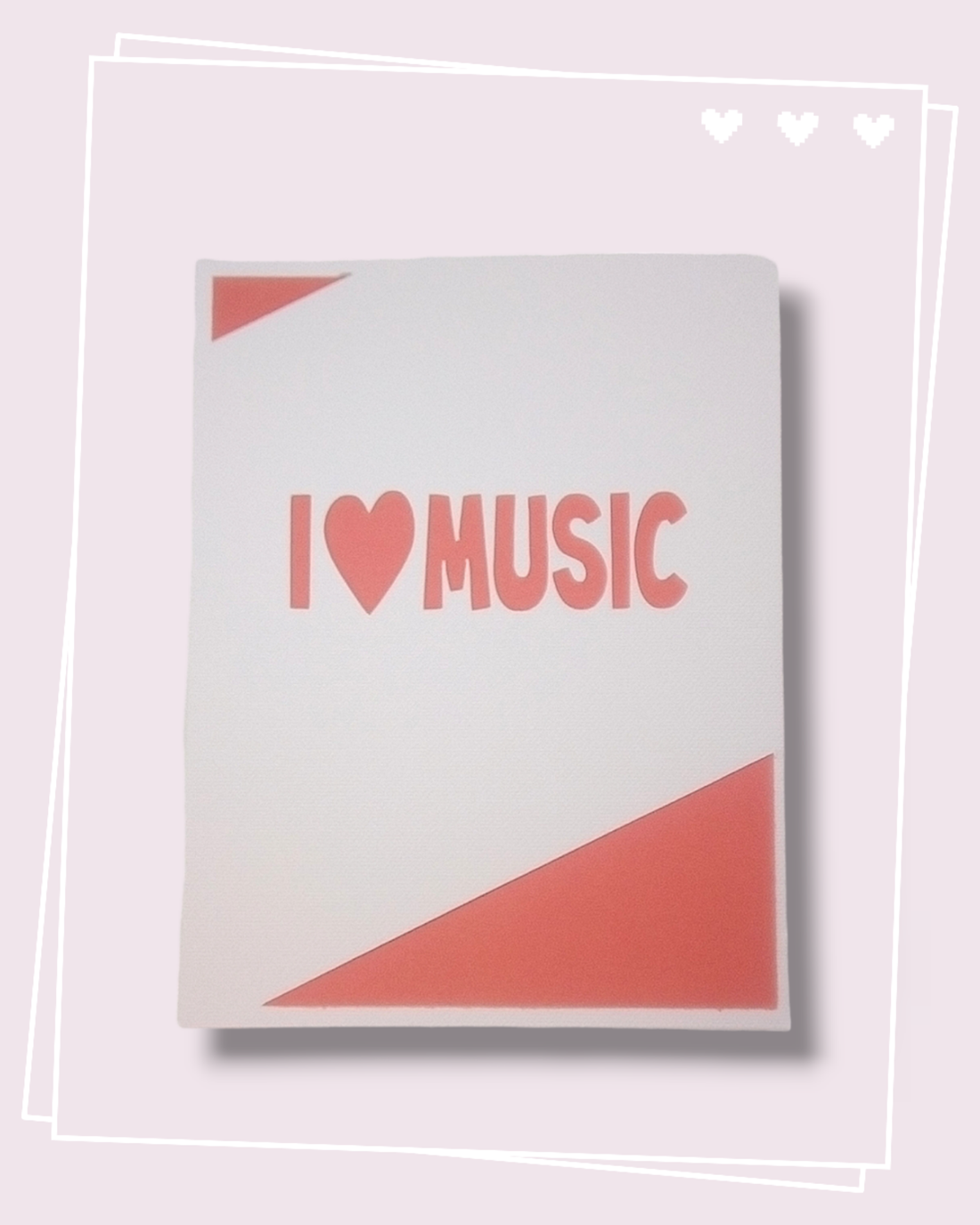 Felicitare 'I love music' - casă & stil de viață - papetărie de hârtie - invitații - Artynos.ro