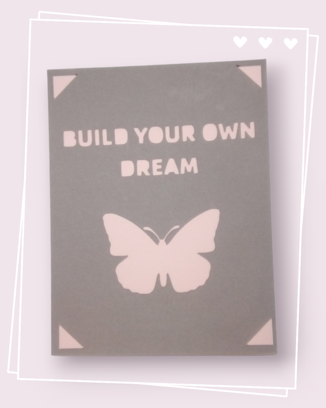 Felicitare 'Build your own dream' - casă & stil de viață - papetărie de hârtie - invitații - Artynos.ro