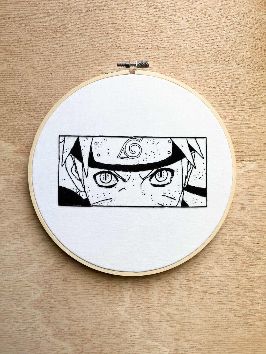 Gherghef decorativ cu Naruto - arte vizuale și accesorii  - imagini cu broderii - alte tablouri textil - Artynos.ro