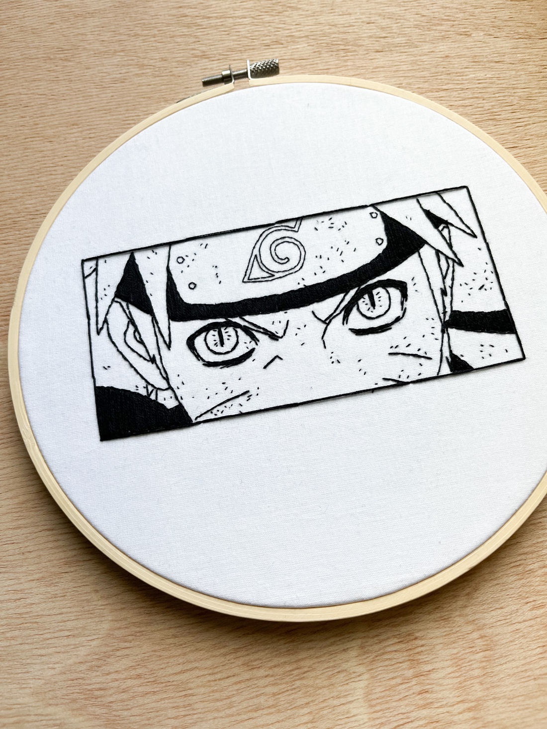 Gherghef decorativ cu Naruto - arte vizuale și accesorii  - imagini cu broderii - alte tablouri textil - Artynos.ro