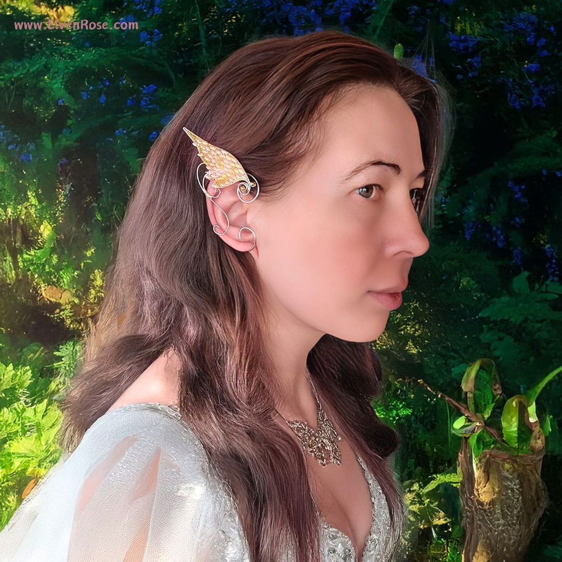 Cercei ear wrap Fairy Whispers - bijuterii - cercei - cercei și ornamente pentru urechi - Artynos.ro