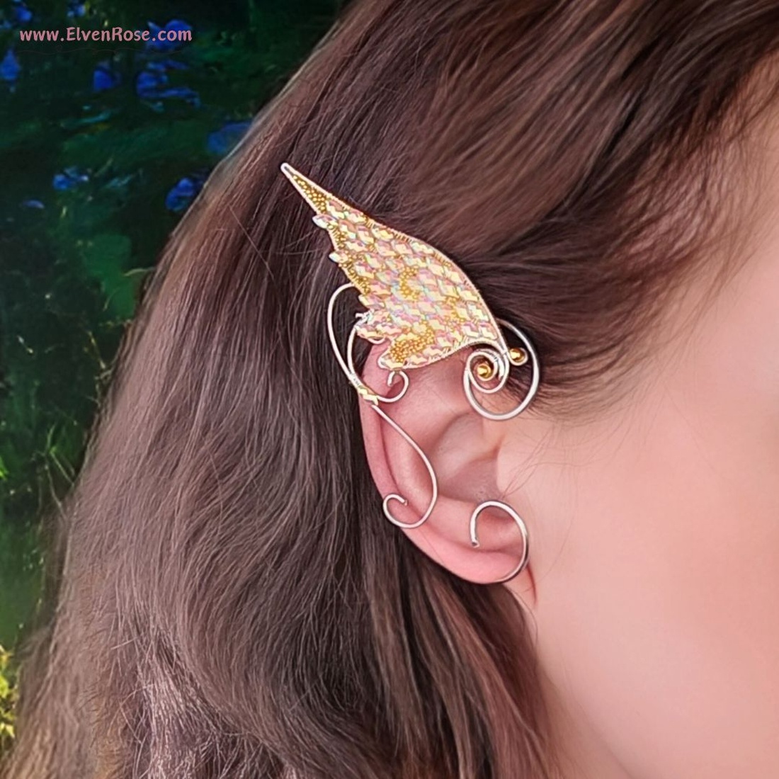 Cercei ear wrap Fairy Whispers - bijuterii - cercei - cercei și ornamente pentru urechi - Artynos.ro