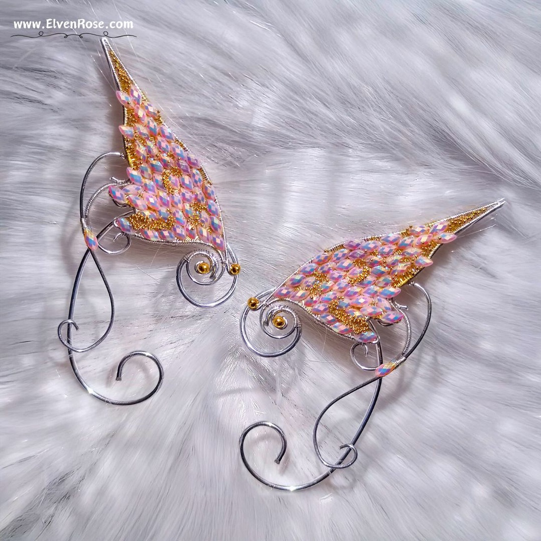 Cercei ear wrap Fairy Whispers - bijuterii - cercei - cercei și ornamente pentru urechi - Artynos.ro