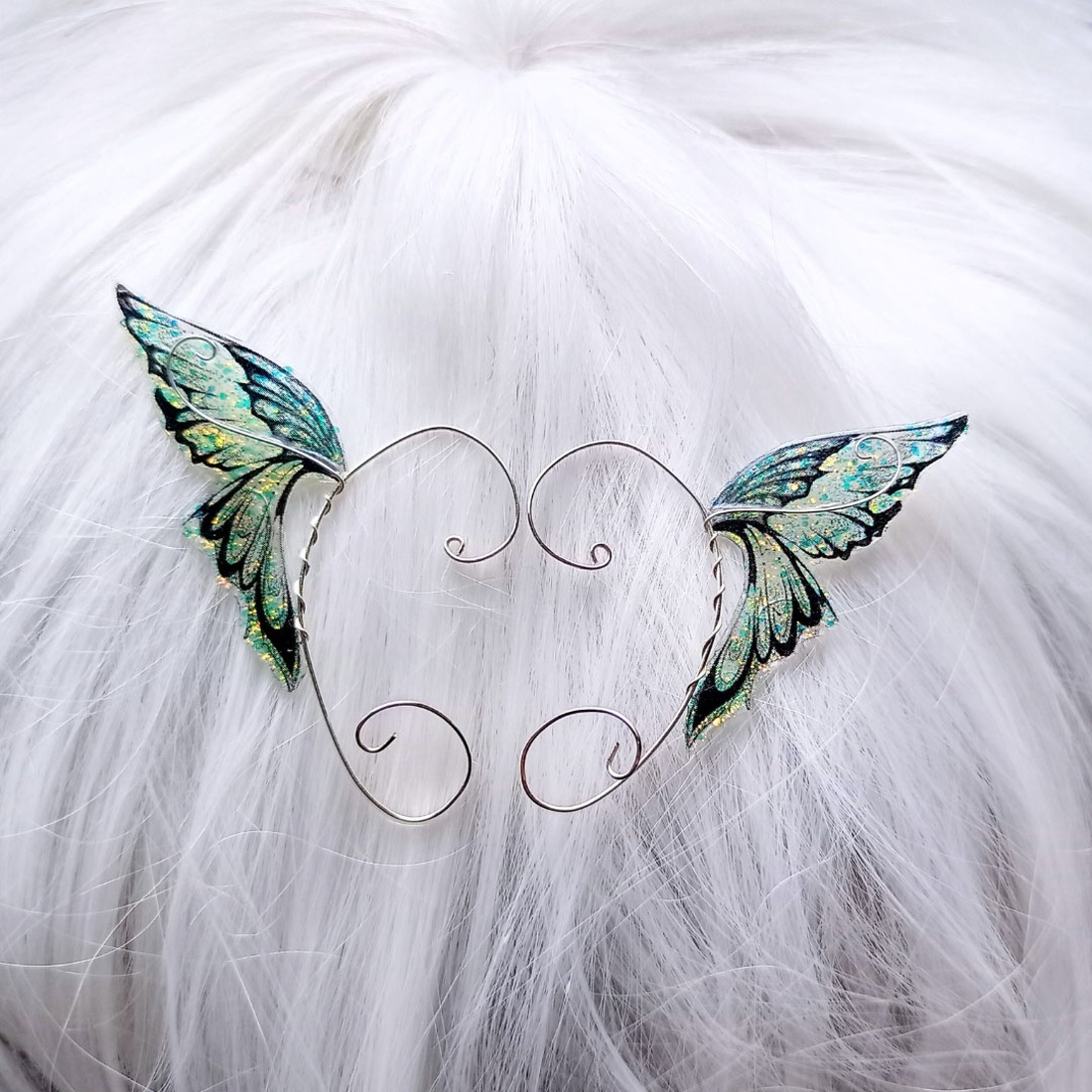 Cercei ear wrap Butterfly Kisses - bijuterii - cercei - cercei și ornamente pentru urechi - Artynos.ro