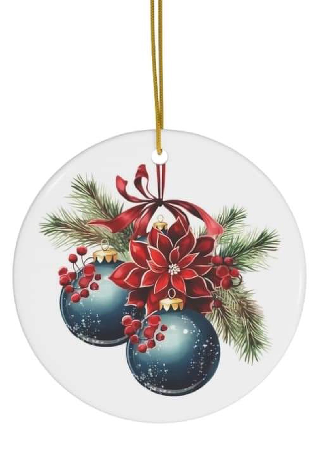 Ornament ceramica personalizat  - accesorii de crăciun - decorațiuni de crăciun de casă - decorațiuni pentru pomul de crăciun - Artynos.ro