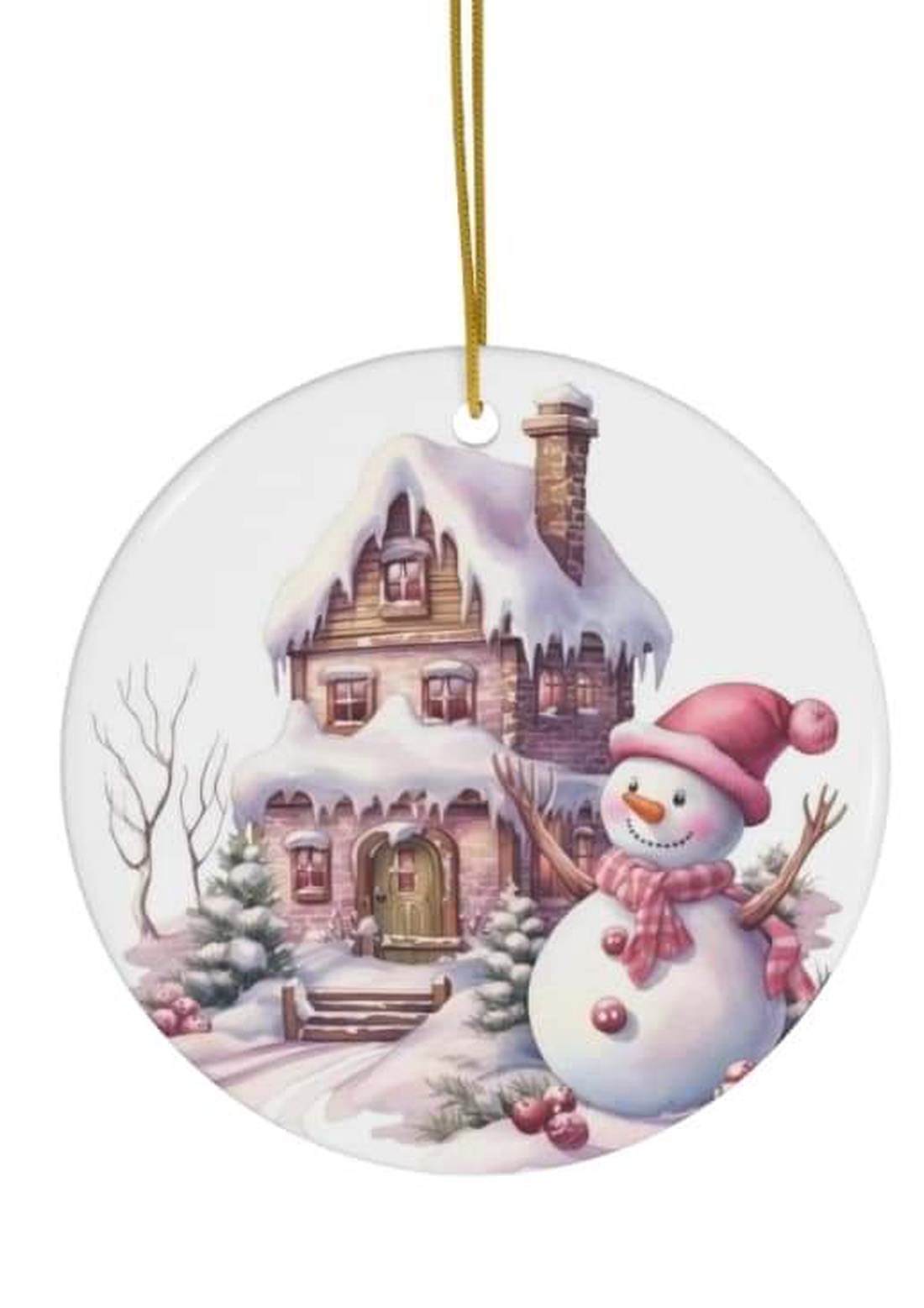 Ornament ceramica personalizat  - accesorii de crăciun - decorațiuni de crăciun de casă - decorațiuni pentru pomul de crăciun - Artynos.ro