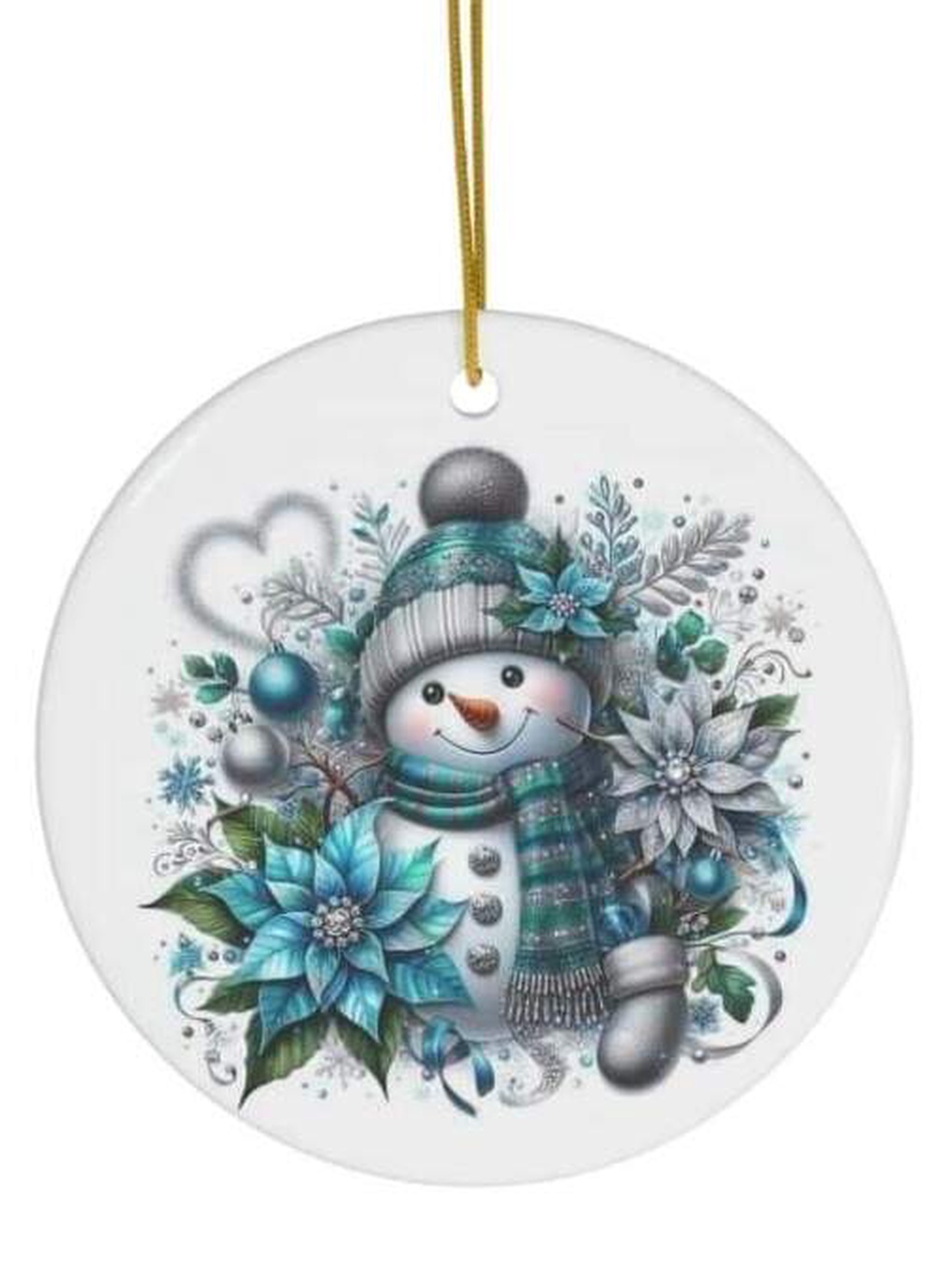 Ornament ceramica personalizat  - accesorii de crăciun - decorațiuni de crăciun de casă - decorațiuni pentru pomul de crăciun - Artynos.ro