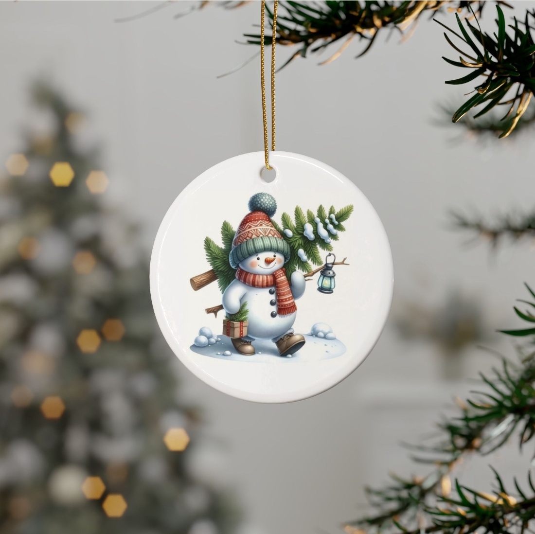 Ornament ceramica personalizat  - accesorii de crăciun - decorațiuni de crăciun de casă - decorațiuni pentru pomul de crăciun - Artynos.ro