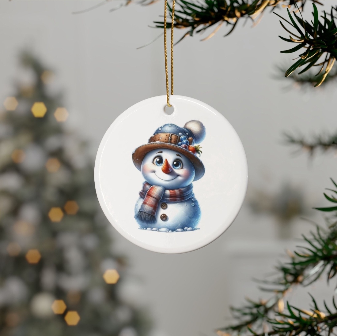 Ornament ceramica personalizat  - accesorii de crăciun - decorațiuni de crăciun de casă - decorațiuni pentru pomul de crăciun - Artynos.ro