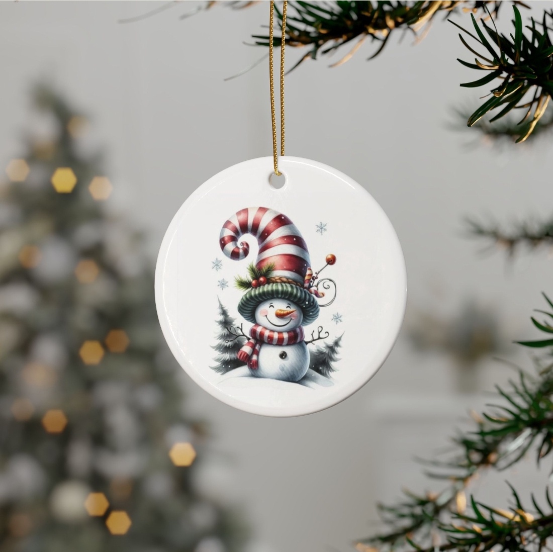 Ornament ceramica personalizat  - accesorii de crăciun - decorațiuni de crăciun de casă - decorațiuni pentru pomul de crăciun - Artynos.ro