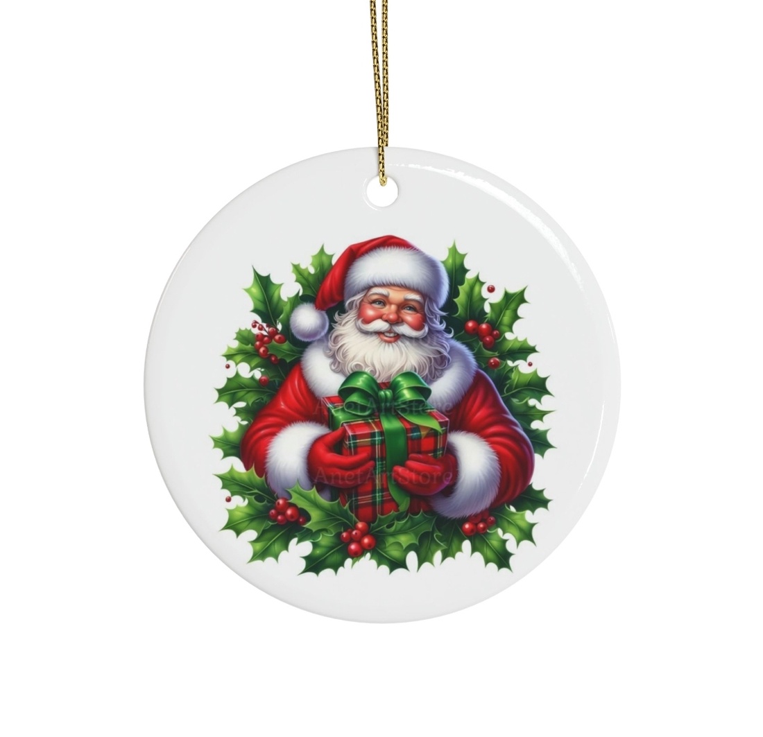 Ornament ceramica personalizat  - accesorii de crăciun - decorațiuni de crăciun de casă - decorațiuni pentru pomul de crăciun - Artynos.ro