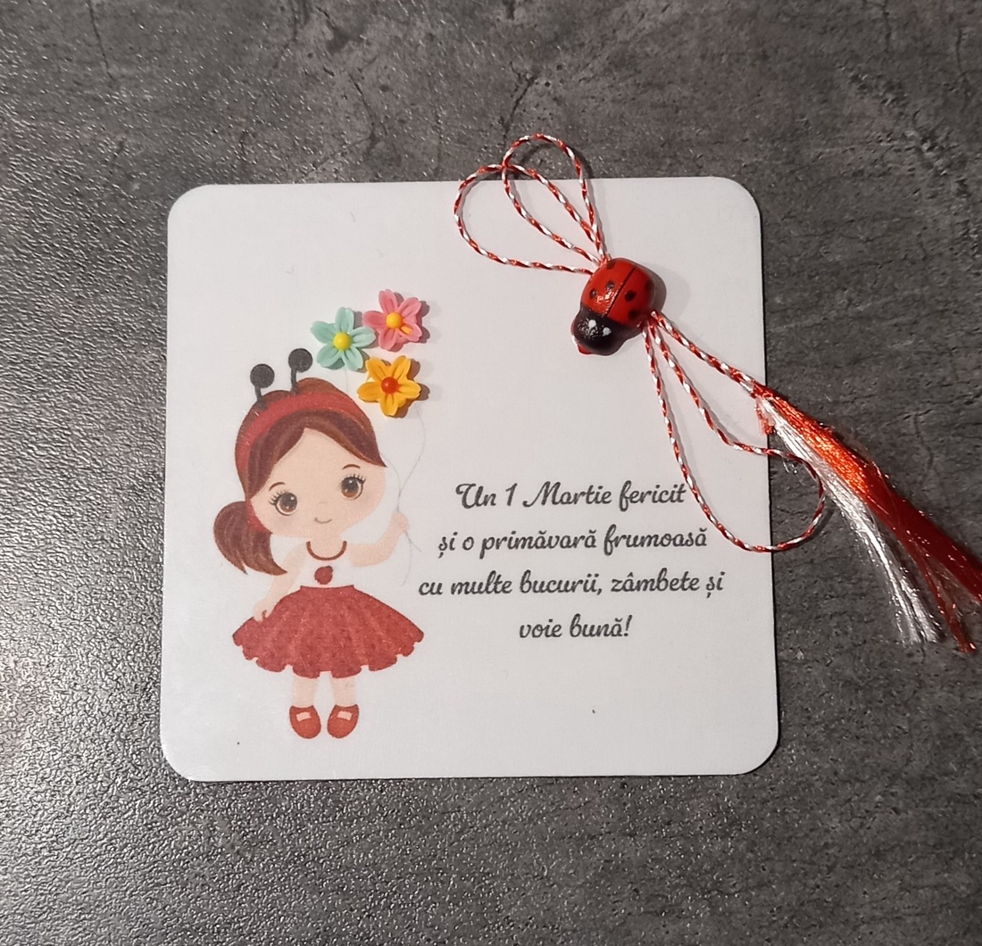 Martisor magnetic personalizat  - casă & stil de viață - accesorii pentru echipamente de bucătărie - decorații de bucătărie - magneți de frigider - Artynos.ro