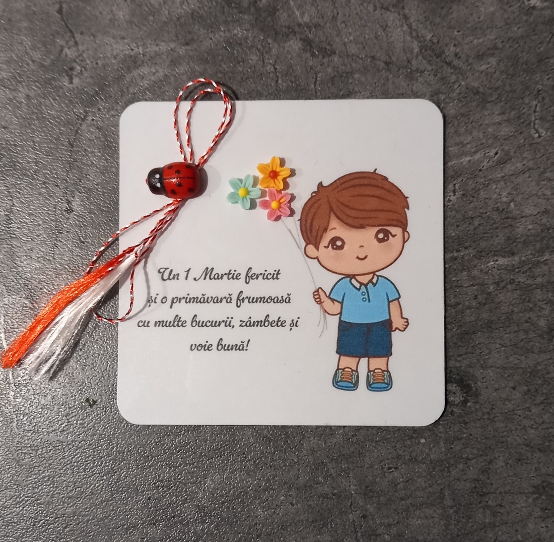 Martisor magnetic personalizat  - casă & stil de viață - accesorii pentru echipamente de bucătărie - decorații de bucătărie - magneți de frigider - Artynos.ro