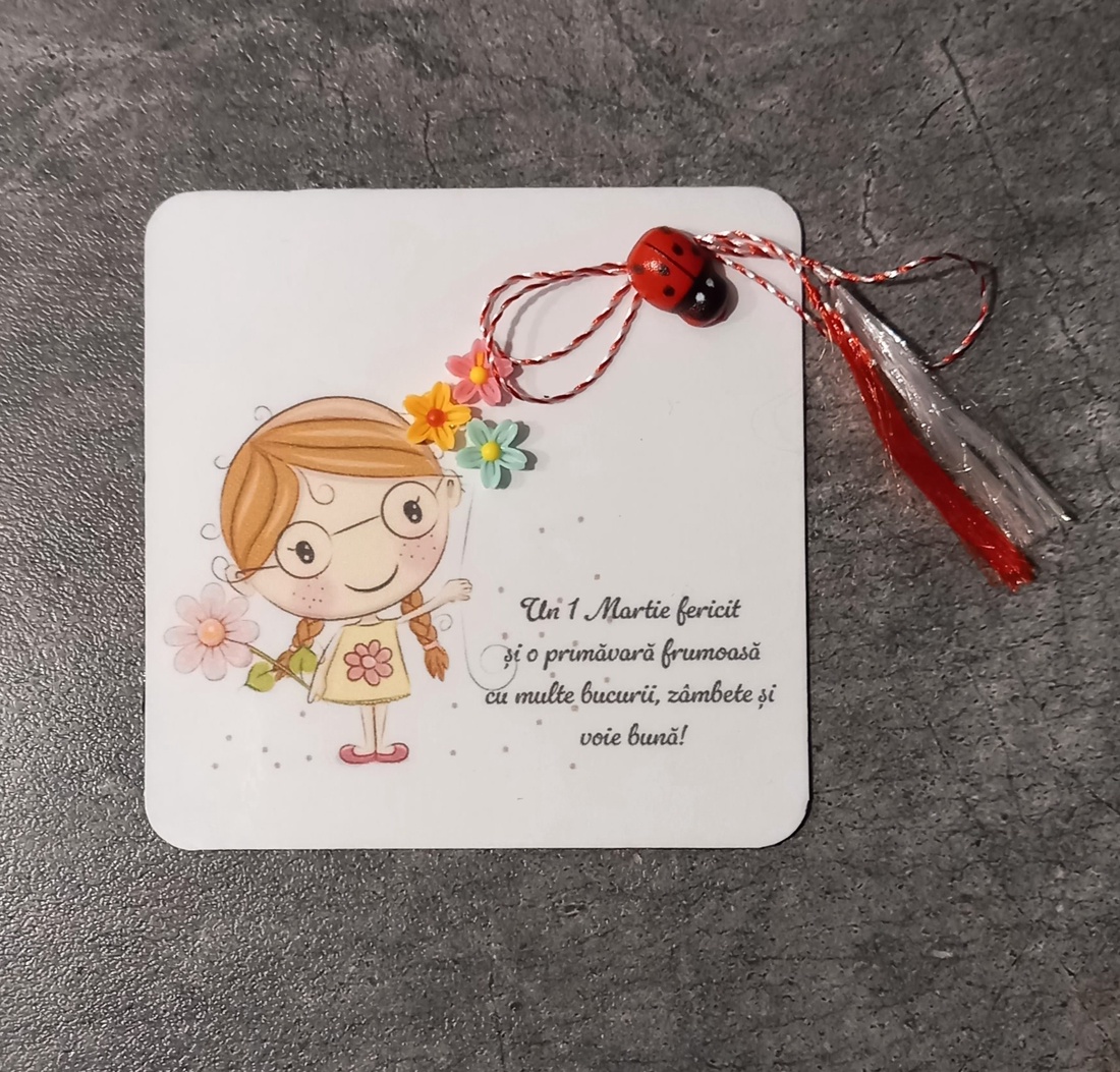 Martisor magnetic personalizat  - casă & stil de viață - accesorii pentru echipamente de bucătărie - decorații de bucătărie - magneți de frigider - Artynos.ro