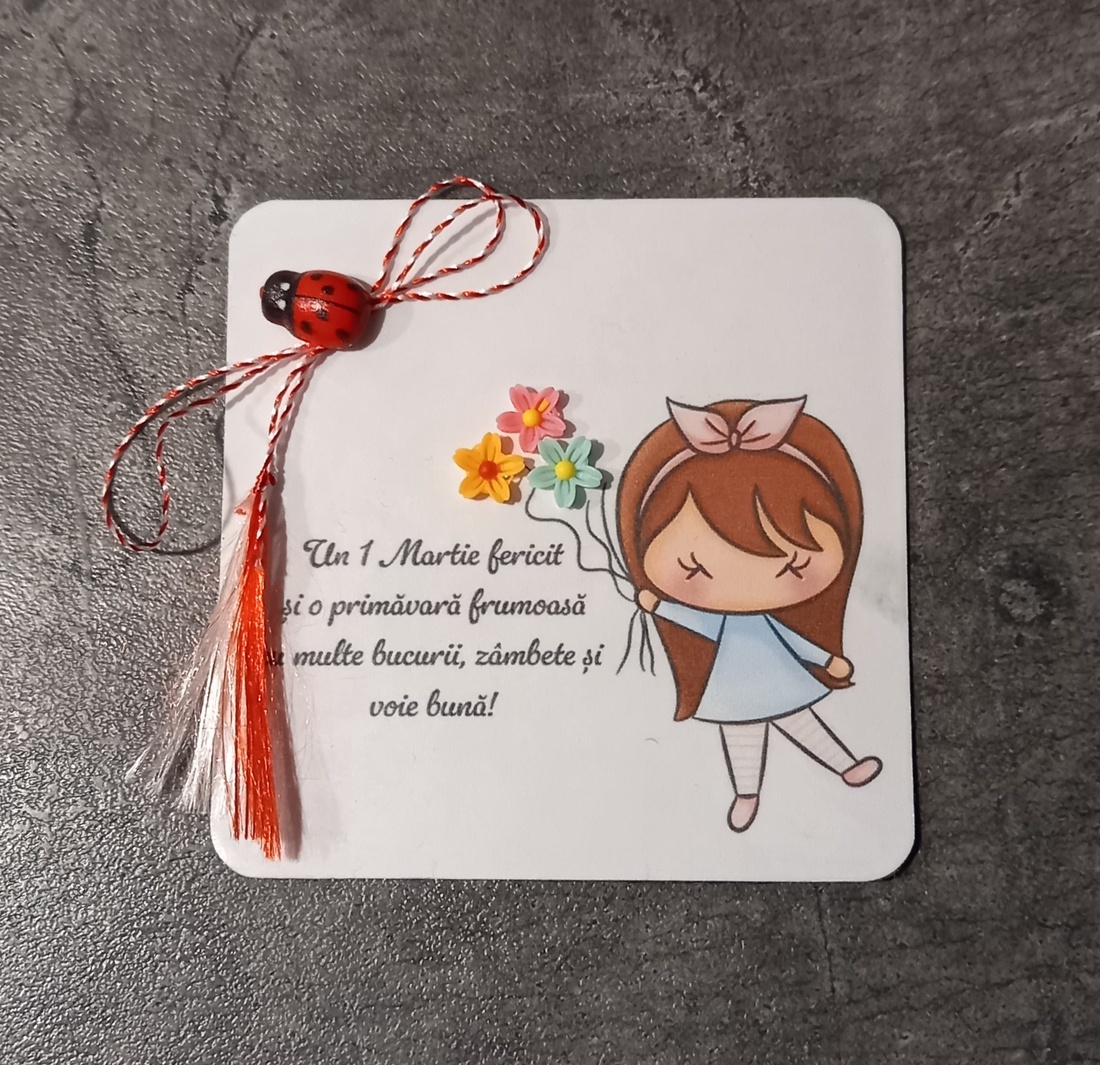 Martisor magnetic personalizat  - casă & stil de viață - accesorii pentru echipamente de bucătărie - decorații de bucătărie - magneți de frigider - Artynos.ro