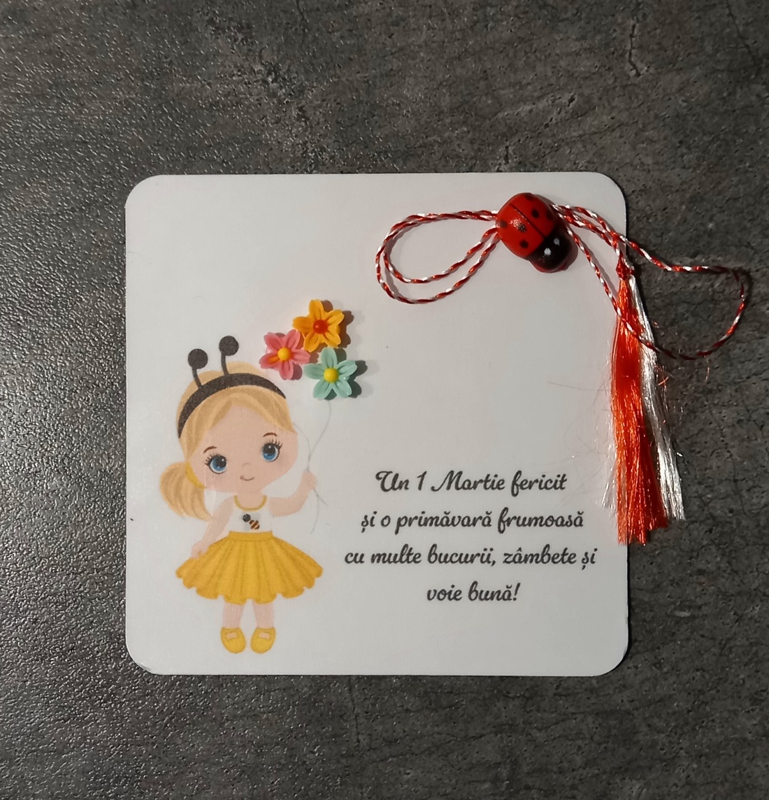 Martisor magnetic personalizat  - casă & stil de viață - accesorii pentru echipamente de bucătărie - decorații de bucătărie - magneți de frigider - Artynos.ro