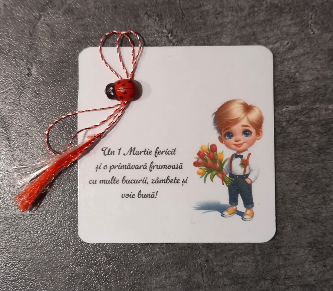 Martisor magnetic personalizat  - casă & stil de viață - accesorii pentru echipamente de bucătărie - decorații de bucătărie - magneți de frigider - Artynos.ro