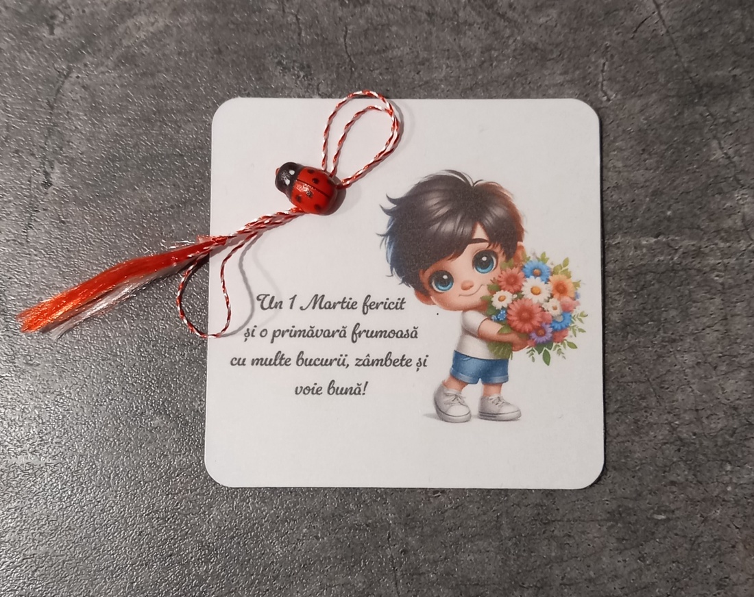 Martisor magnetic personalizat  - casă & stil de viață - accesorii pentru echipamente de bucătărie - decorații de bucătărie - magneți de frigider - Artynos.ro