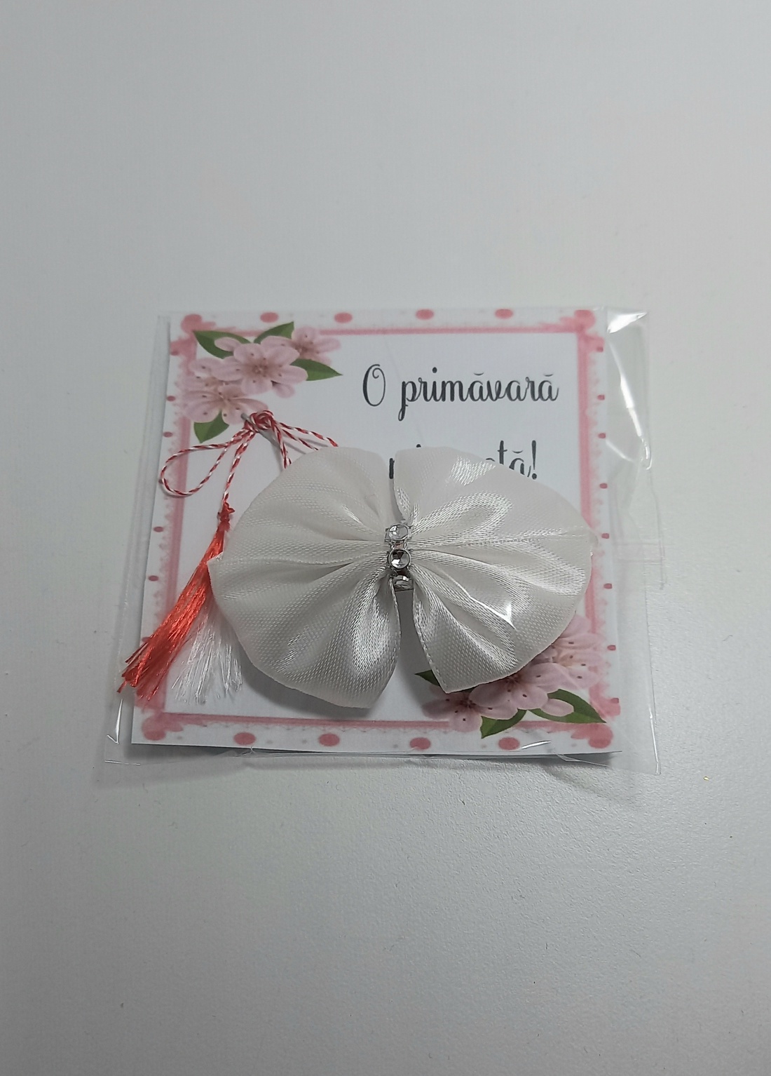 Martisor - Clama par cu funda handmade  - îmbrăcăminte și modă - accesorii păr - clemă de păr și ac de păr - Artynos.ro