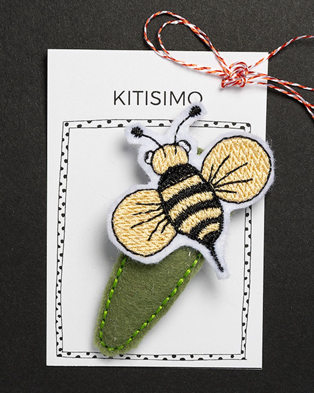 Kitisimo, Masrtisor handmade - clama albina - bijuterii - mărțișor - Artynos.ro