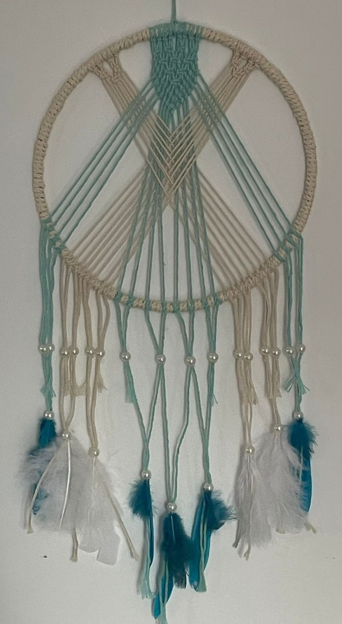 Dream catcher sau captator de vise - casă & stil de viață - accesorii pentru decorat casa - decorațiuni de pereți, decorațiuni suspendate - capcană de vise - Artynos.ro