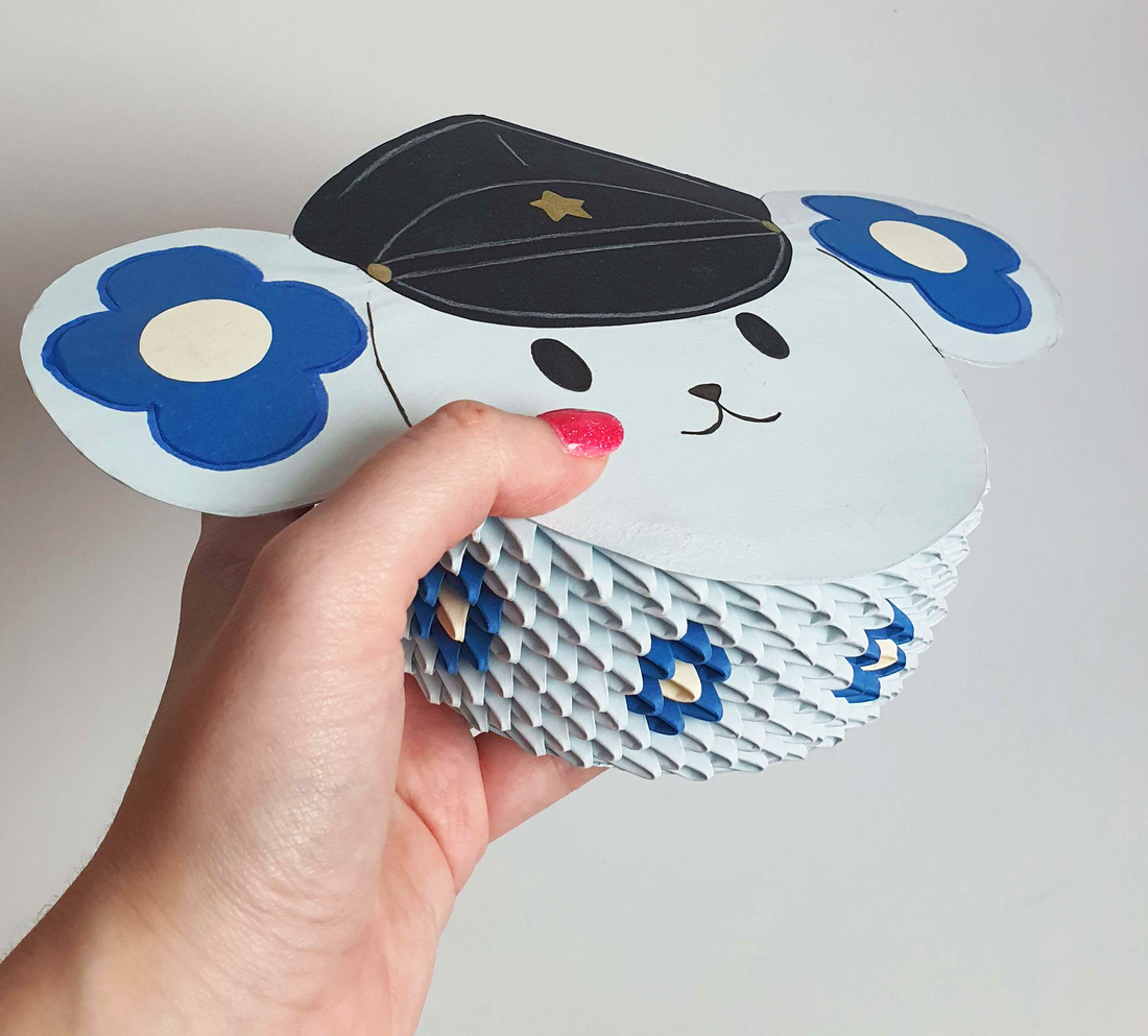 Cutie origami 3D Chuunosuke Ace Attorney - accesorii locuință - accesorii pentru decorat casa - decorațiuni de masă și decorațiuni pentru rafturi  - cutii decor, cutii de suveniruri - Artynos.ro