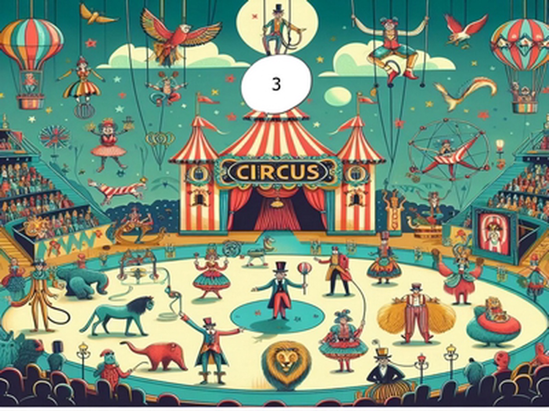 Semn de carte Circus - cărți și creații cu tematică muzicală, cadouri - semn de carte - Artynos.ro