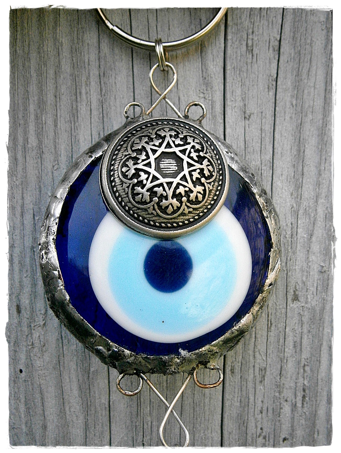 Decoratiune evil eye - casă & stil de viață - accesorii pentru decorat casa - decorațiuni cu tematică spirituală - fossil, rocă, mineral - Artynos.ro