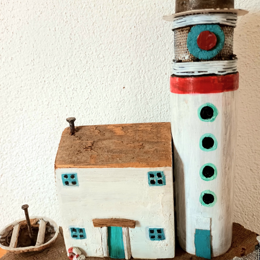 Lighthouse - casă & stil de viață - accesorii pentru decorat casa - picturi murale - artă de perete din lemn - Artynos.ro