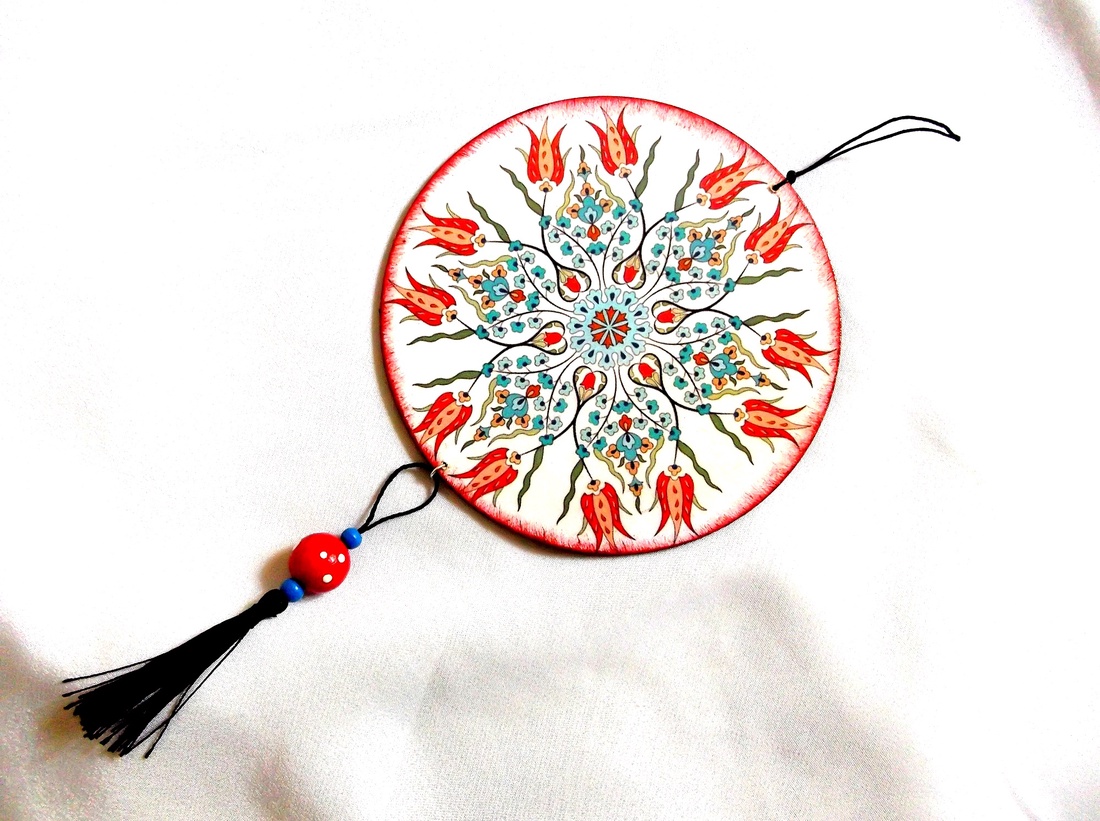 ornament pe lemn mandala 43327 - accesorii locuință - accesorii pentru decorat casa - ornamente - Artynos.ro