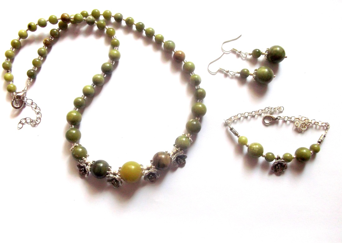 set jasp olive 41429 - bijuterii - seturi de bijuterii - Artynos.ro