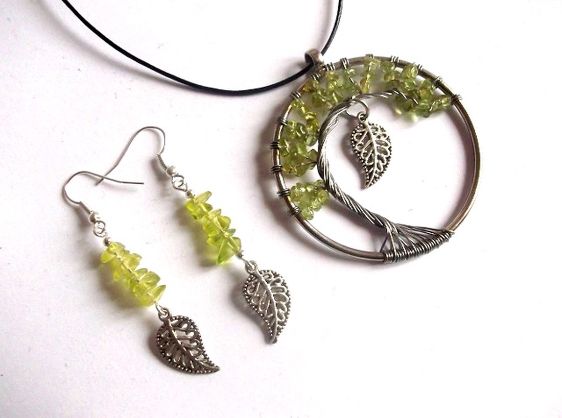 set peridot 38565 - bijuterii - seturi de bijuterii - Artynos.ro