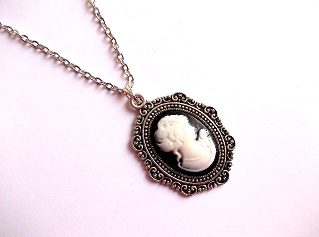 colier camee 37981 - bijuterii - coliere - coliere cameo - Artynos.ro