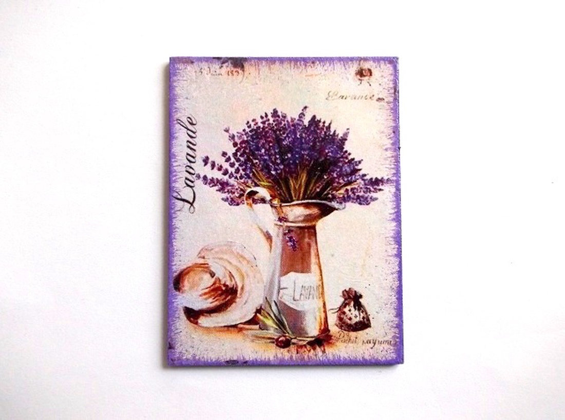 magnet frigider lavanda 36339 - accesorii locuință - accesorii pentru echipamente de bucătărie - decorații de bucătărie - magneți de frigider - Artynos.ro