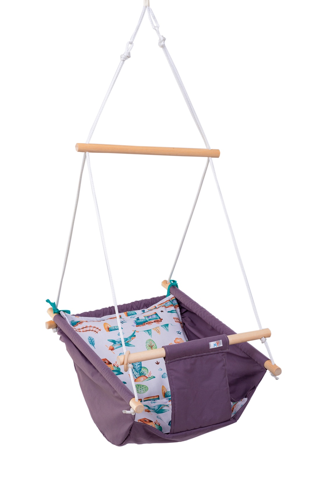 Leagăn Multifunctional Babyswing, Elefantel verde - jucării și echipamente pentru copii - leagăne pentru bebeluși și copii - Artynos.ro