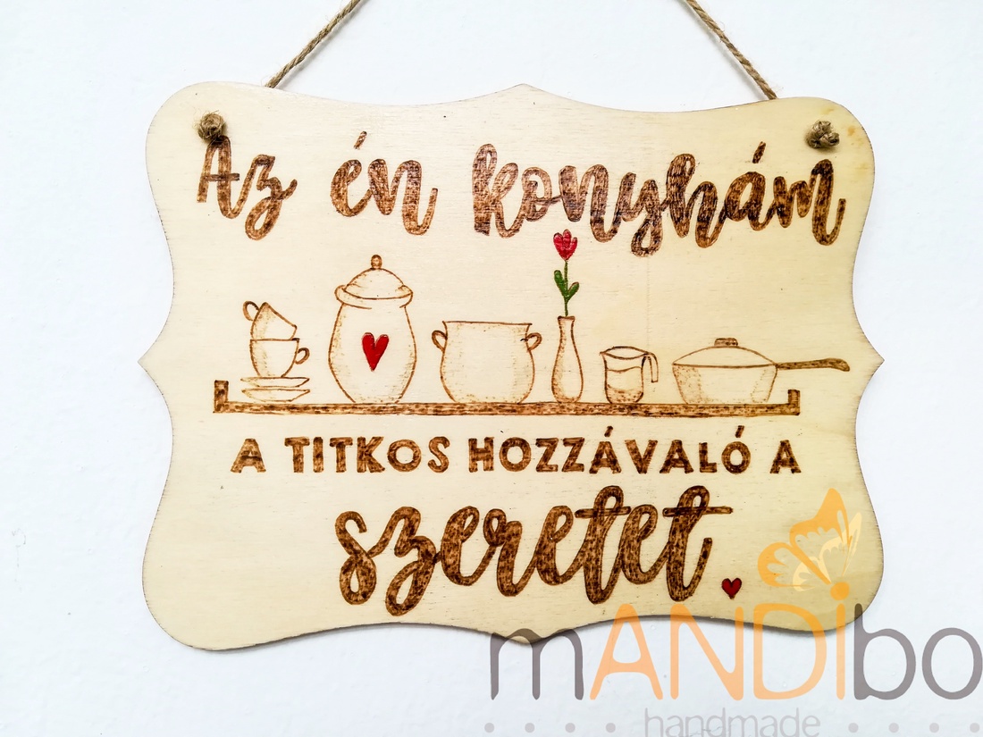 Tablita pirogravata - Bucataria mea - casă & stil de viață - accesorii pentru echipamente de bucătărie - decorații de bucătărie - decorațiuni de bucătărie - Artynos.ro