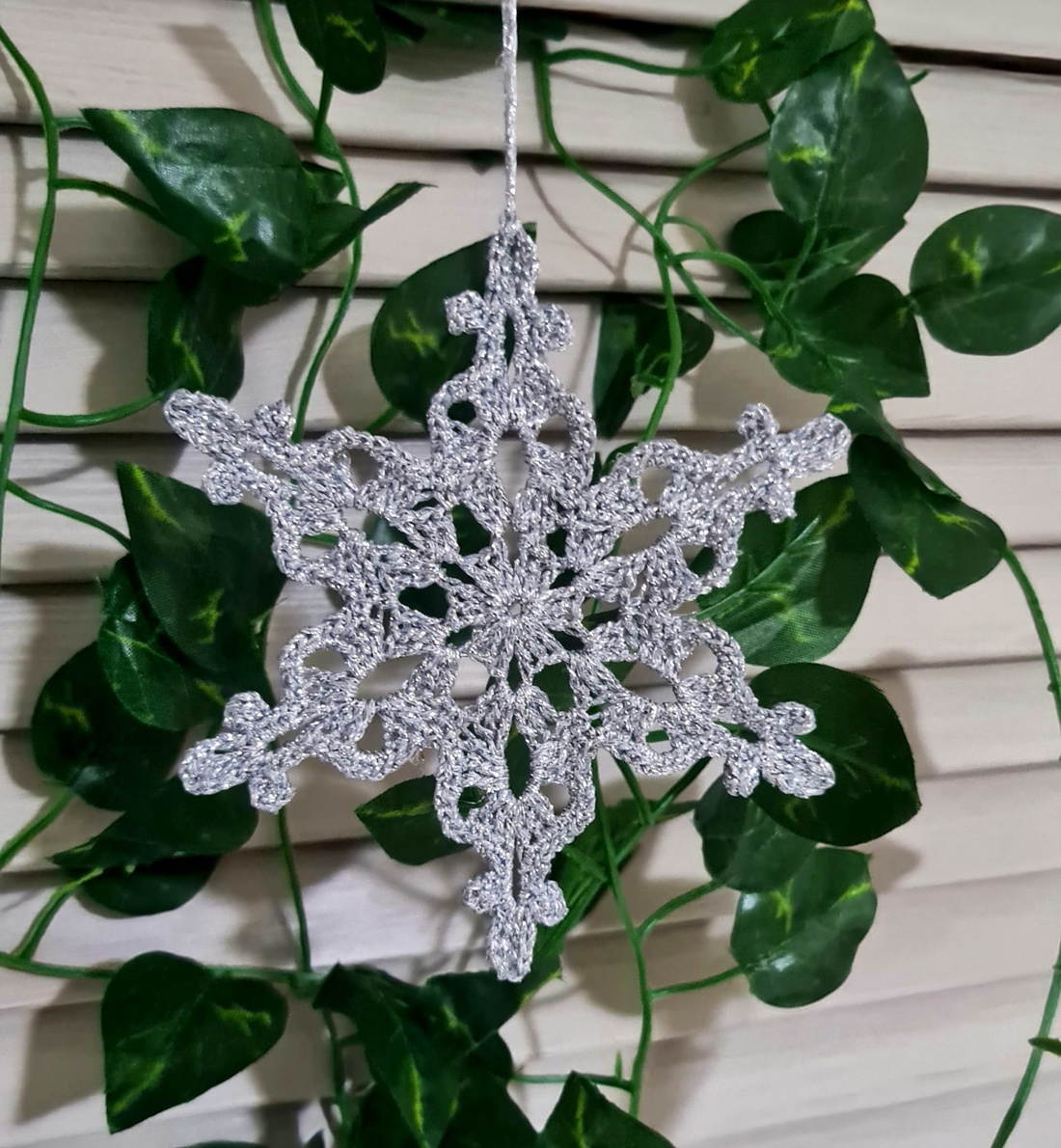 Ornament Craciun L-Snowflake - accesorii de crăciun - decorațiuni de crăciun de casă - decorațiuni pentru pomul de crăciun - Artynos.ro