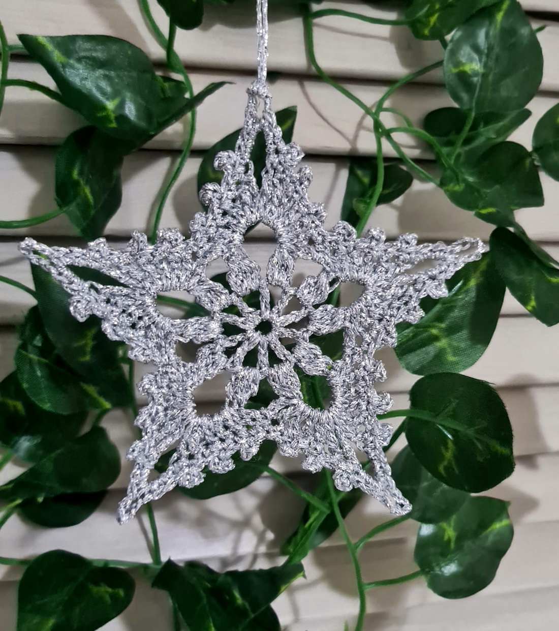 Ornament Craciun L-Snowflake - accesorii de crăciun - decorațiuni de crăciun de casă - decorațiuni pentru pomul de crăciun - Artynos.ro