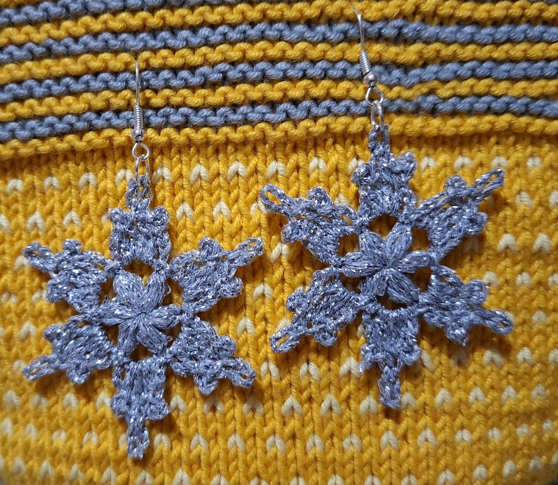 Cercei Snowflake SE - bijuterii - cercei - cercei și ornamente pentru urechi - Artynos.ro