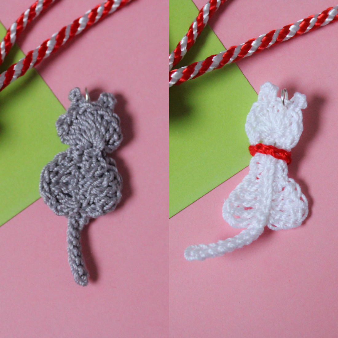 Martisor handmade - Pisica - bijuterii - mărțișor - Artynos.ro